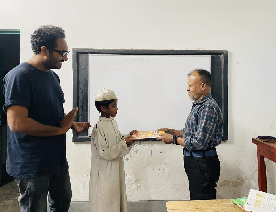 স্কুলে ভর্তি হওয়ার পর থেকেই নিয়মিত স্কুলে আসেন আমাদের শিকদার ভাই